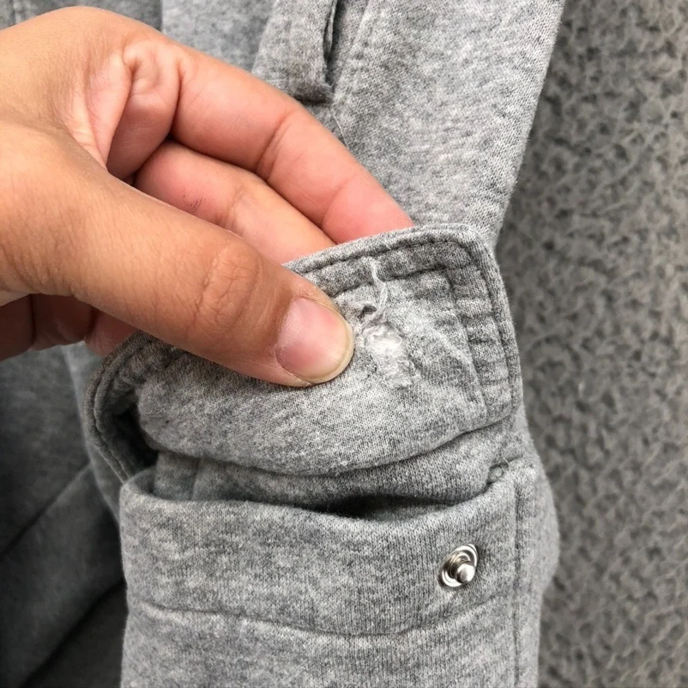 Nike Jogger Sweatpants Mens Medium Gray Utility Pocket Activewear Streetwear